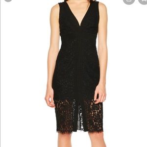 Black Bardot Lace Sheath Dress. NWT-never worn.